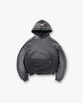Represent X Hunter Hoodie - Stained Black