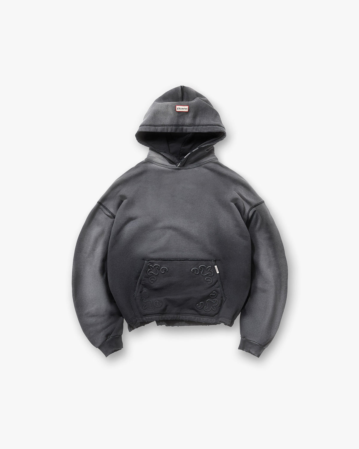 Represent X Hunter Hoodie - Stained Black