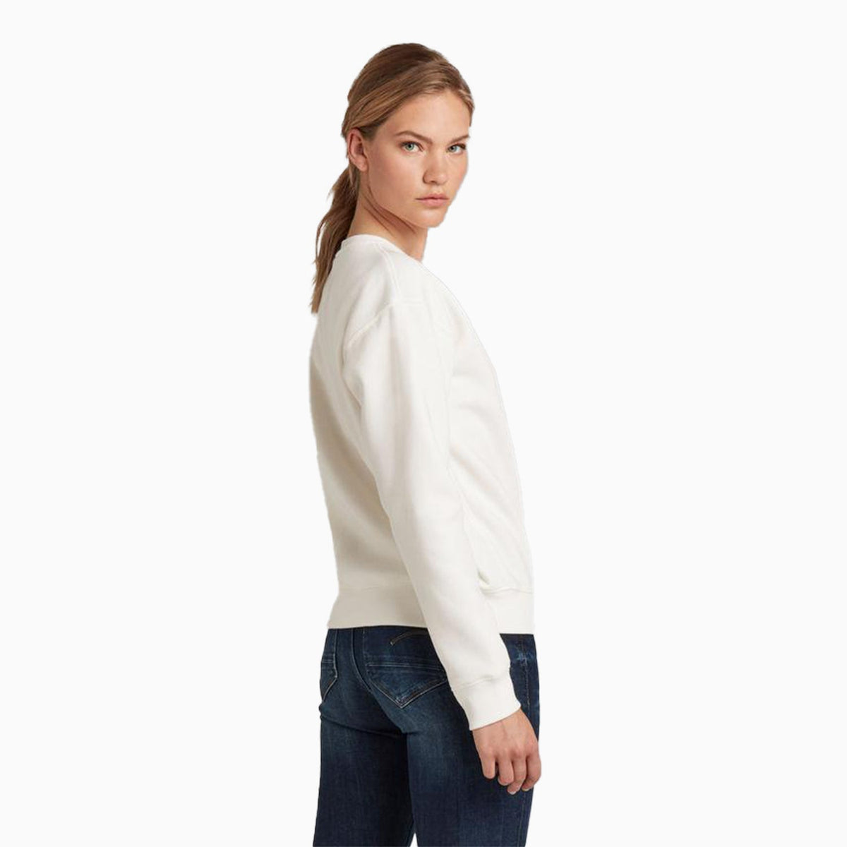 Women's Premium Core Raw Crew Neck Sweatshirt
