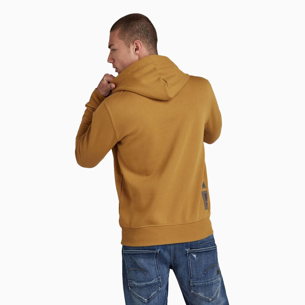 Men's G-Star Logo Pull Over Hoodie