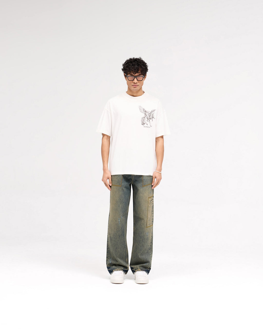 Elegance In Motion T-Shirt - Flat White