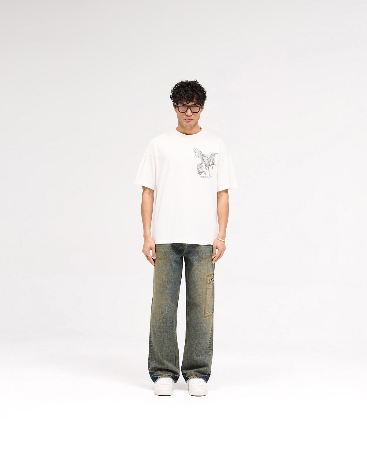 Elegance In Motion T-Shirt - Flat White