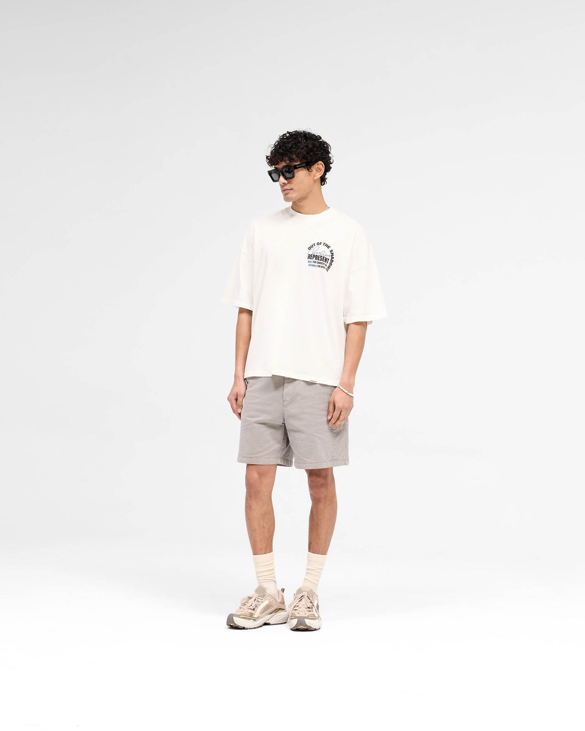 Out Of The Shadows T-Shirt - Flat White