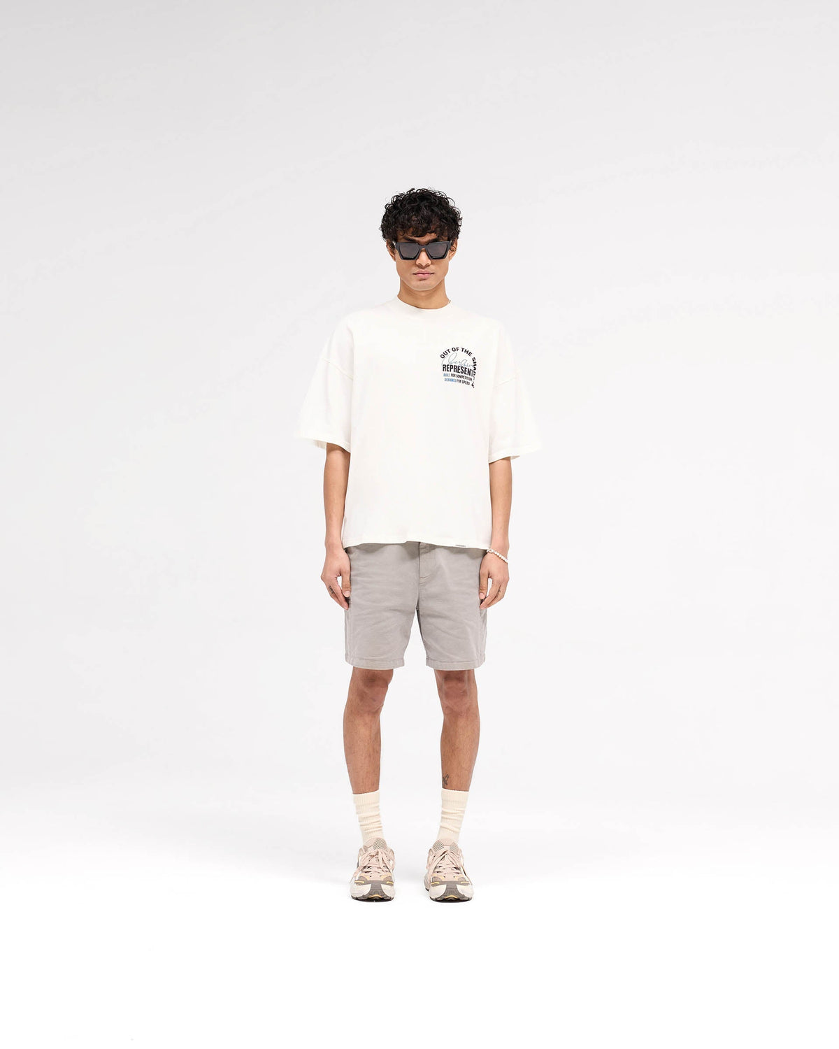 Out Of The Shadows T-Shirt - Flat White