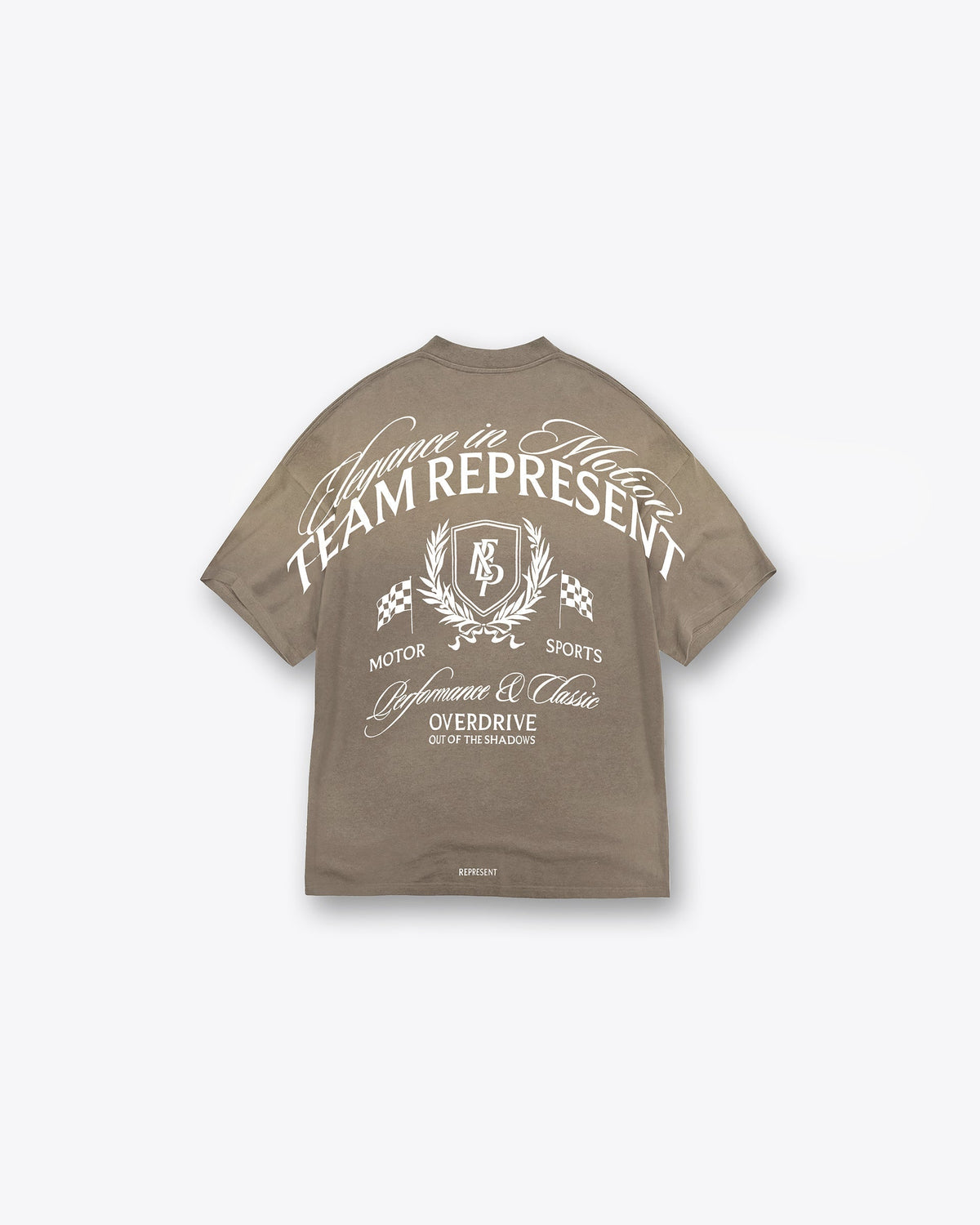 Crest T-Shirt - Dark Taupe