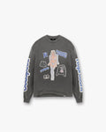 Question Your Innocence Long Sleeve T-Shirt - Vintage Grey