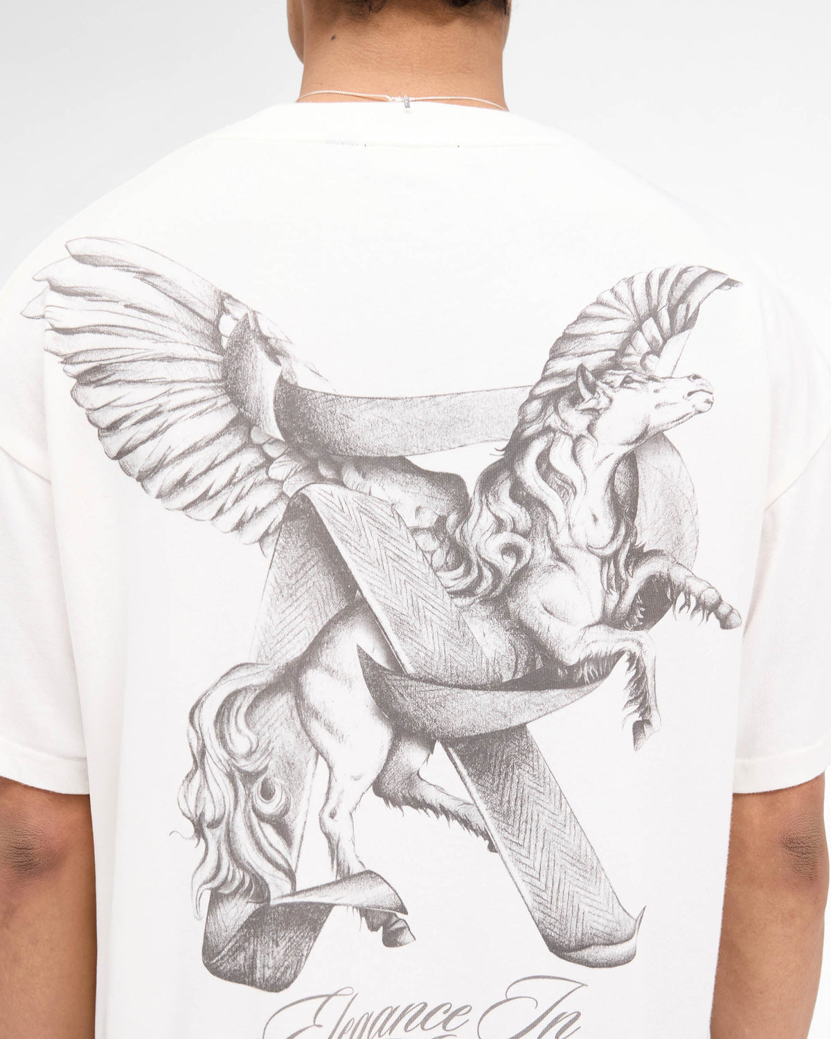 Elegance In Motion T-Shirt - Flat White