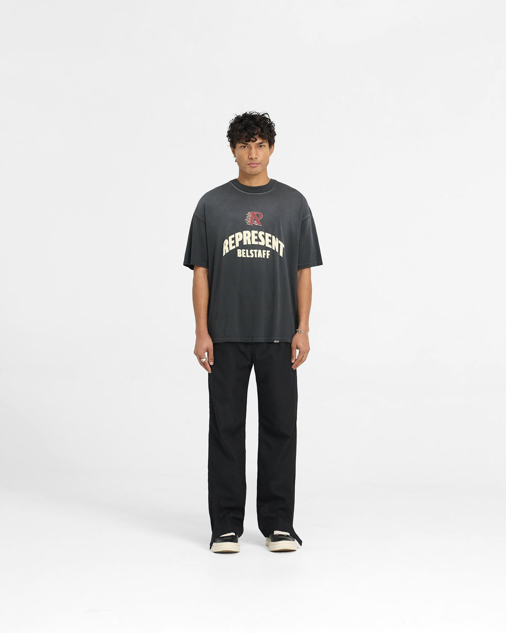 Represent X Belstaff Flame Phoenix T-Shirt - Shadow