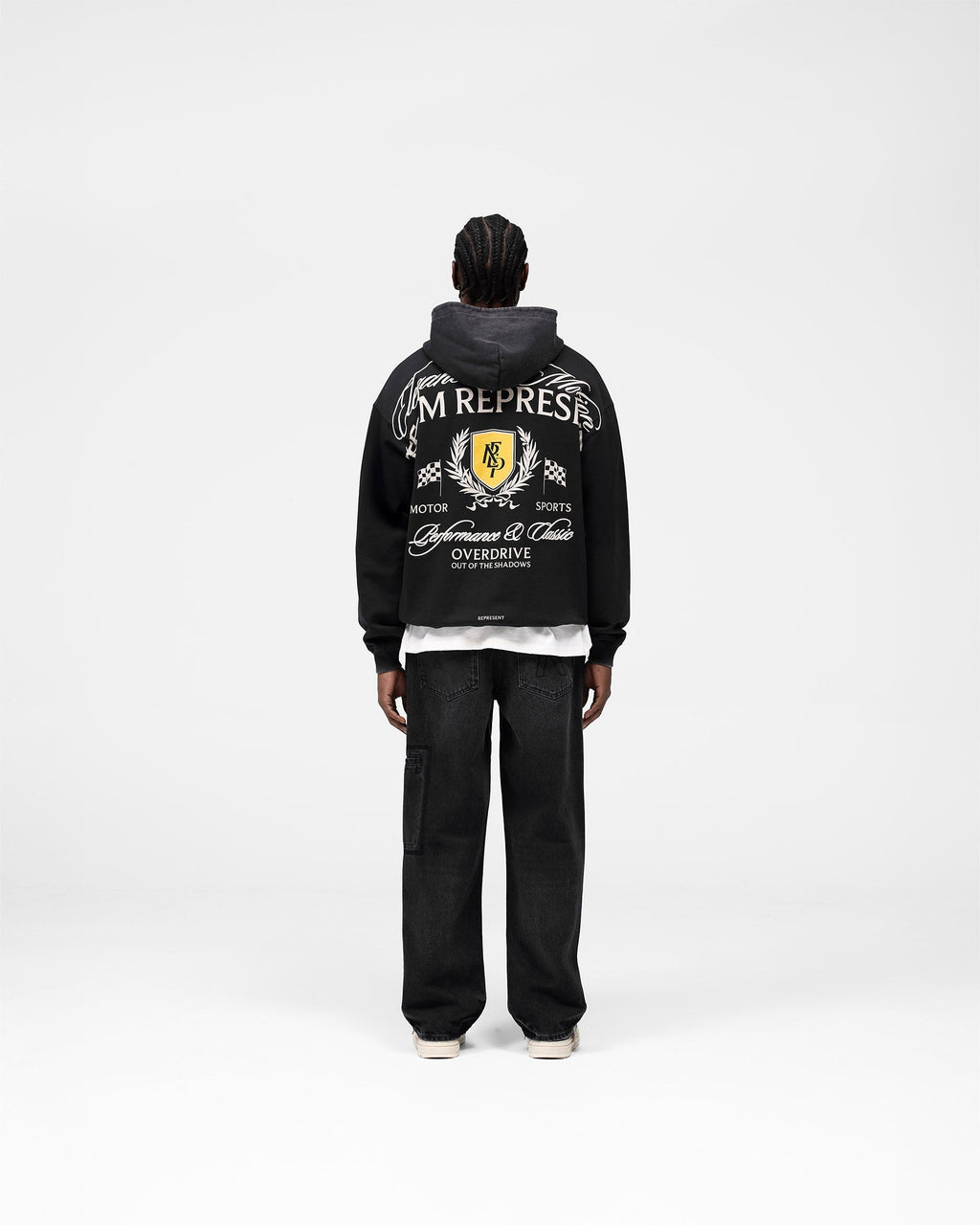 Crest Hoodie - Vintage Black