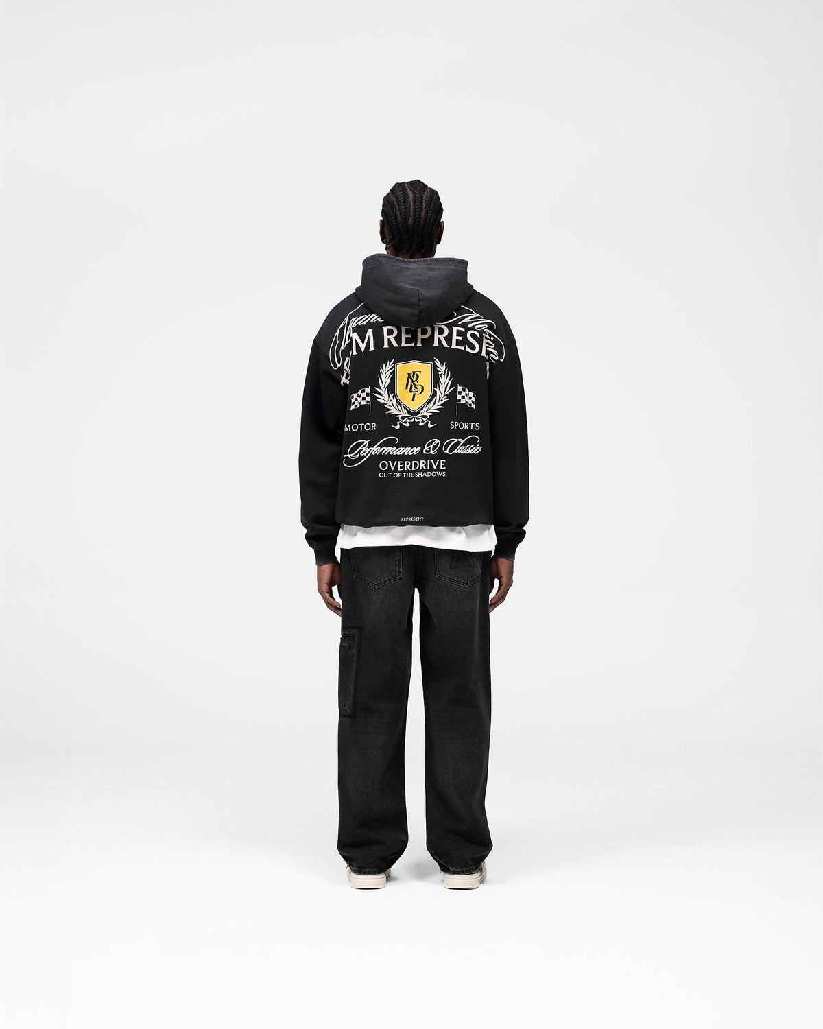 Crest Hoodie - Vintage Black