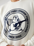 True Religion City Buddha Sweater Winter White