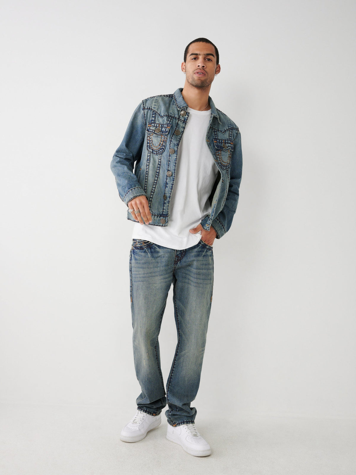 Jimmy Super T Stitch Denim Jacket