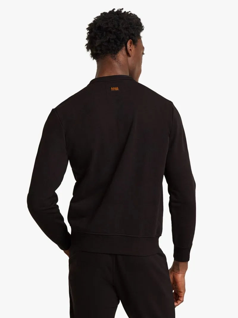 G-Star Men's Premium Core Dark Black Sweater