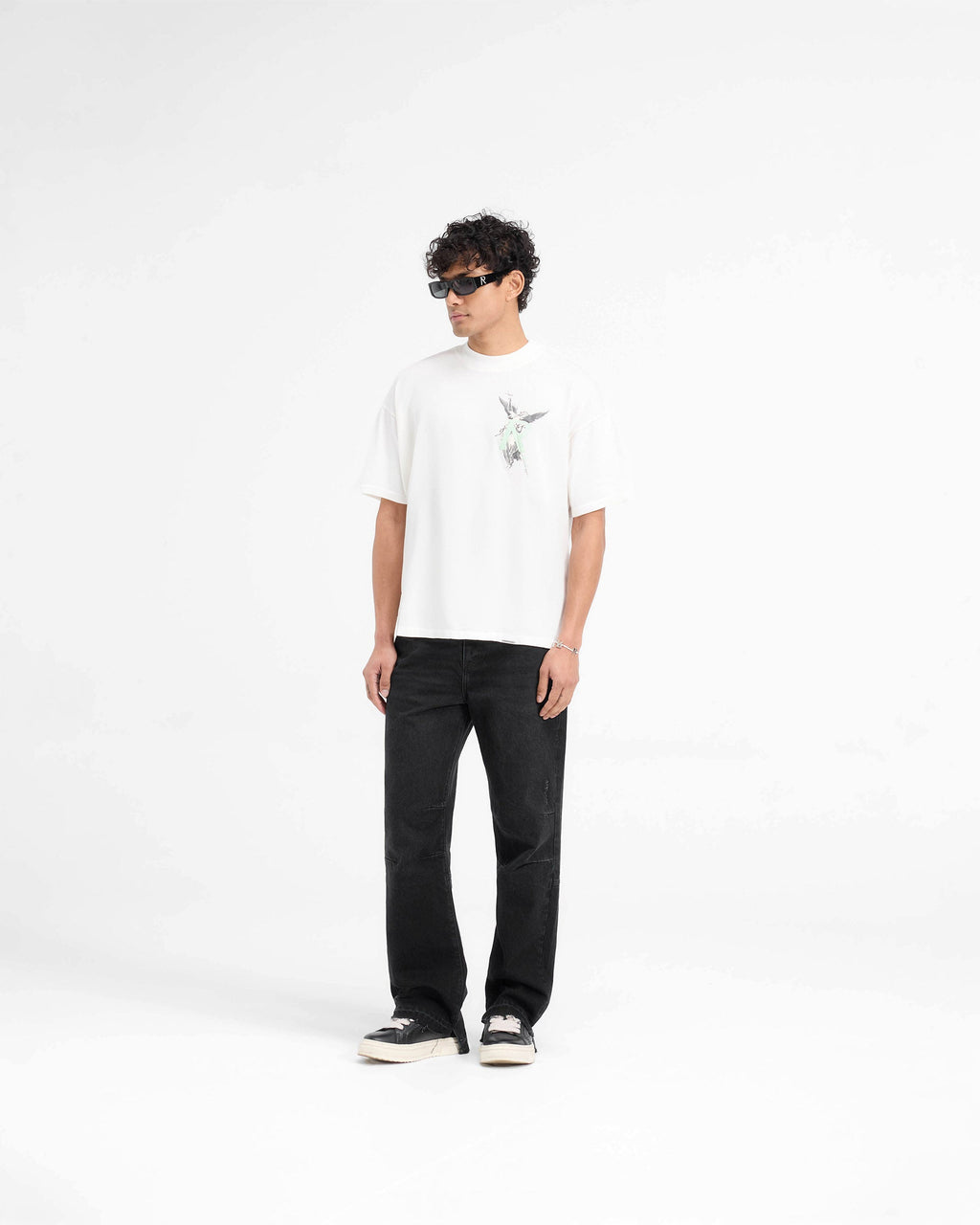 Archangel Initial T-Shirt - Salt