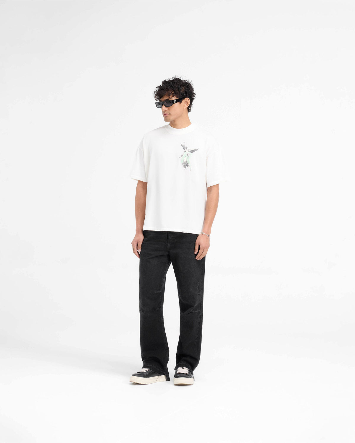 Archangel Initial T-Shirt - Salt