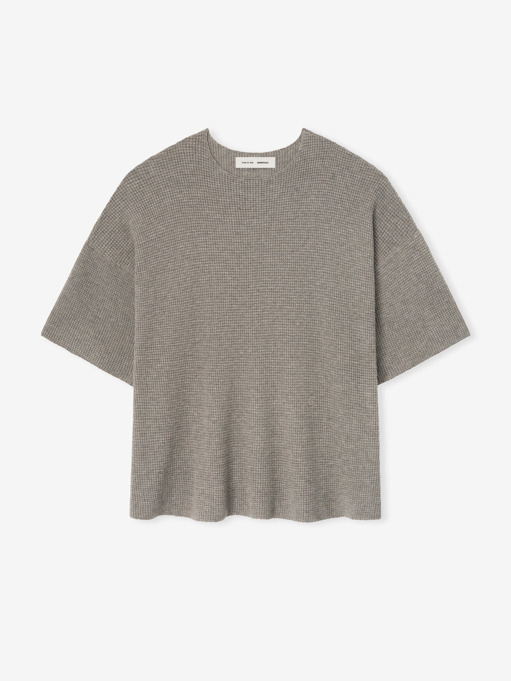 Waffle Short Sleeve Sweater