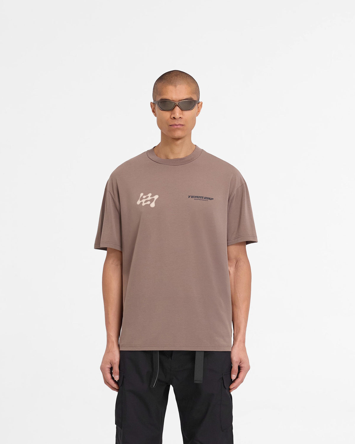 247 Future Terrains Oversized T-Shirt - Umber