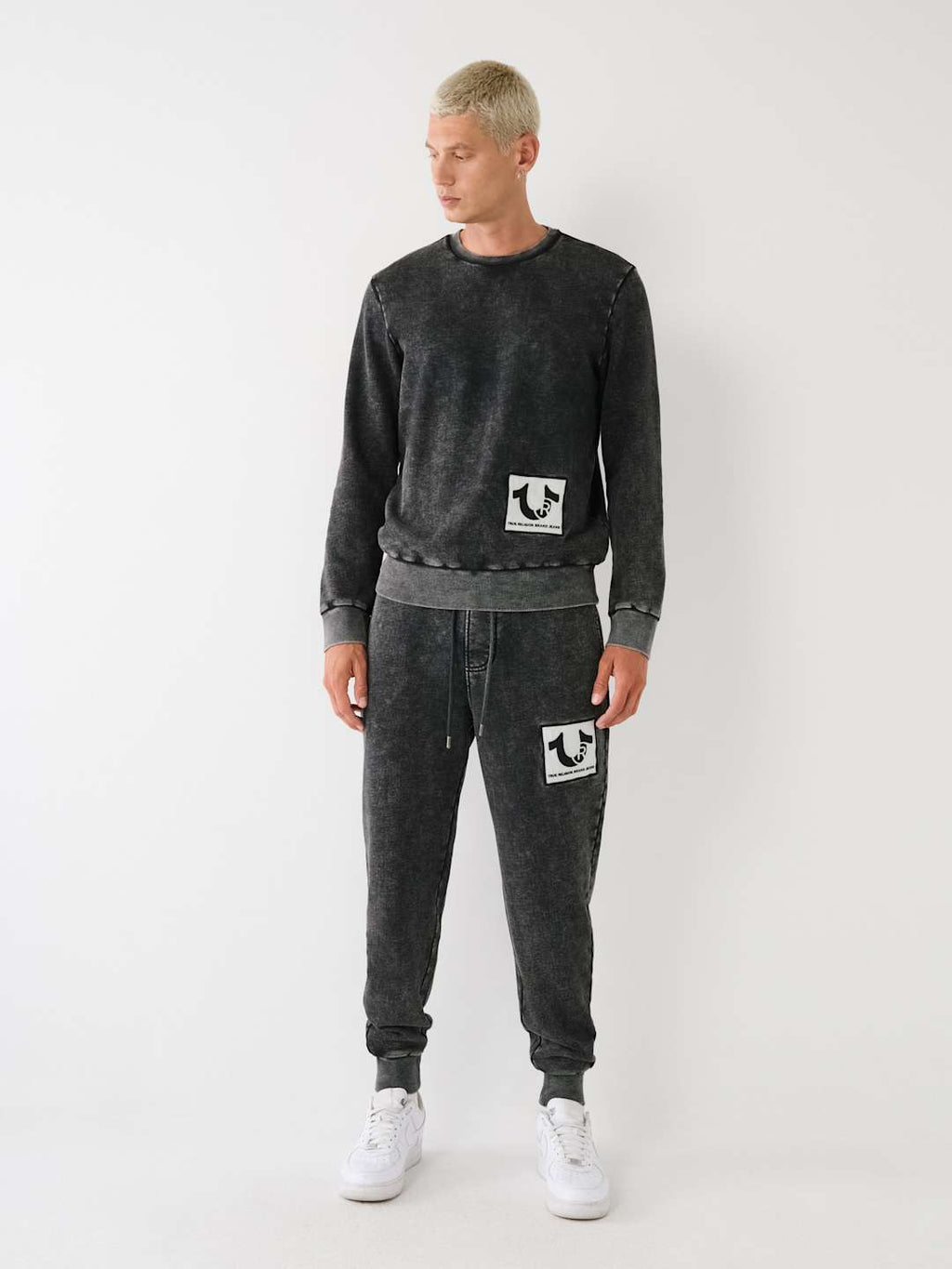 True Religion Registered Classic Track Pants Classic Jet Black