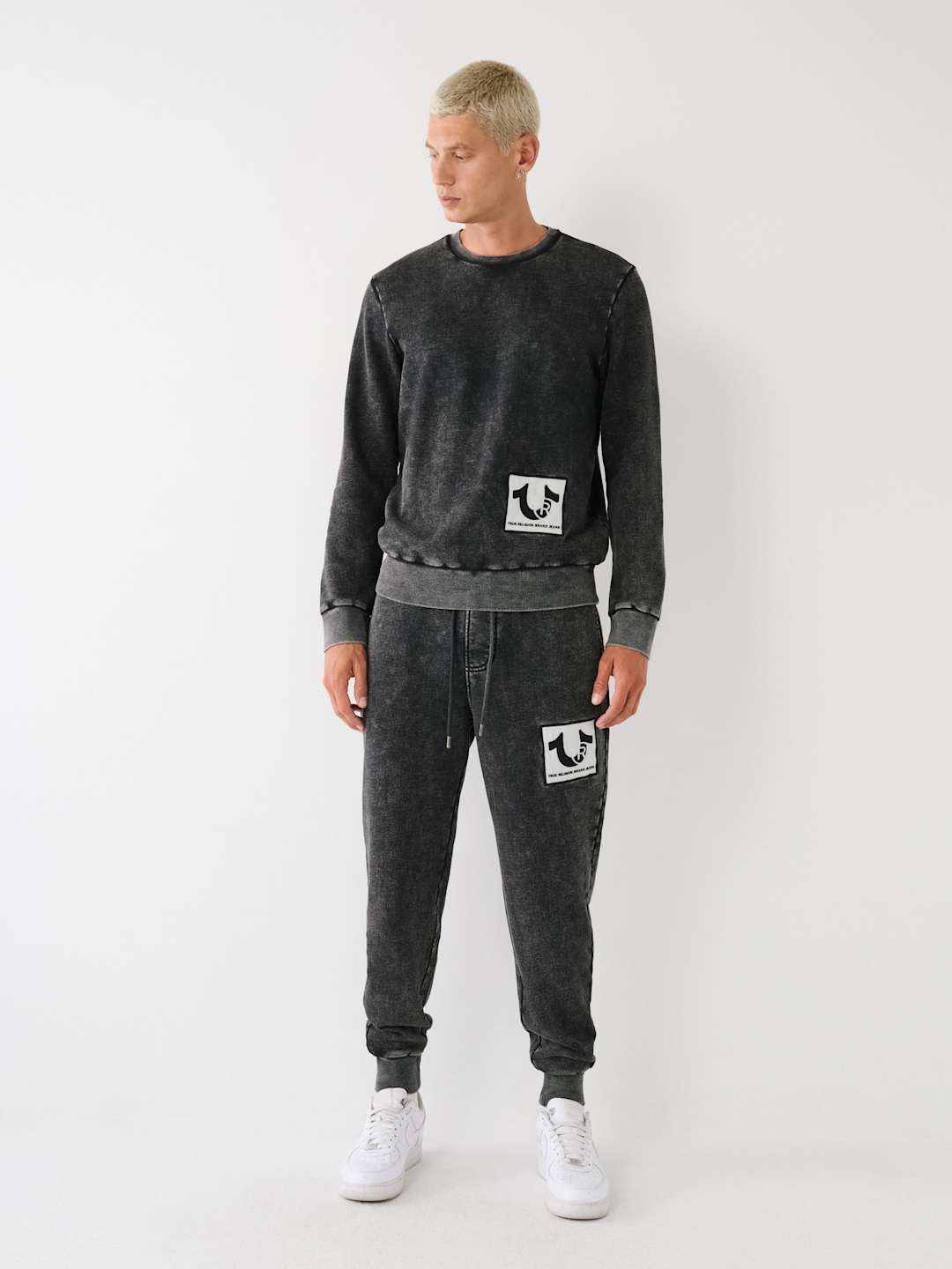 True Religion Registered Classic Track Pants Classic Jet Black