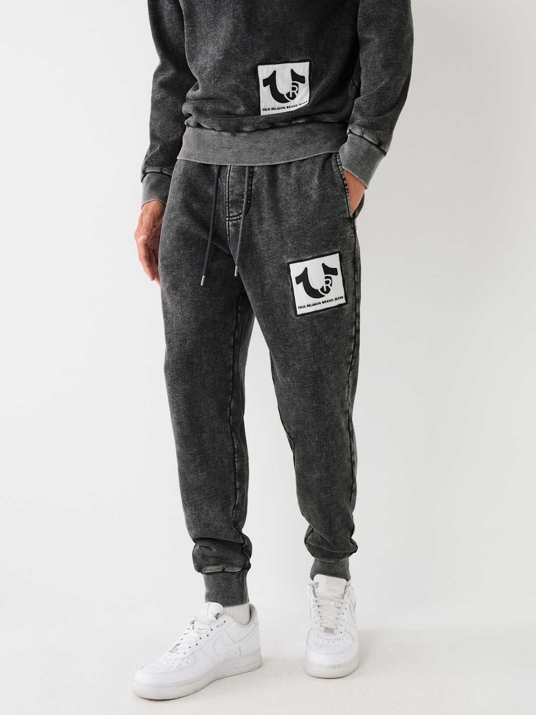 True Religion Registered Classic Track Pants Classic Jet Black