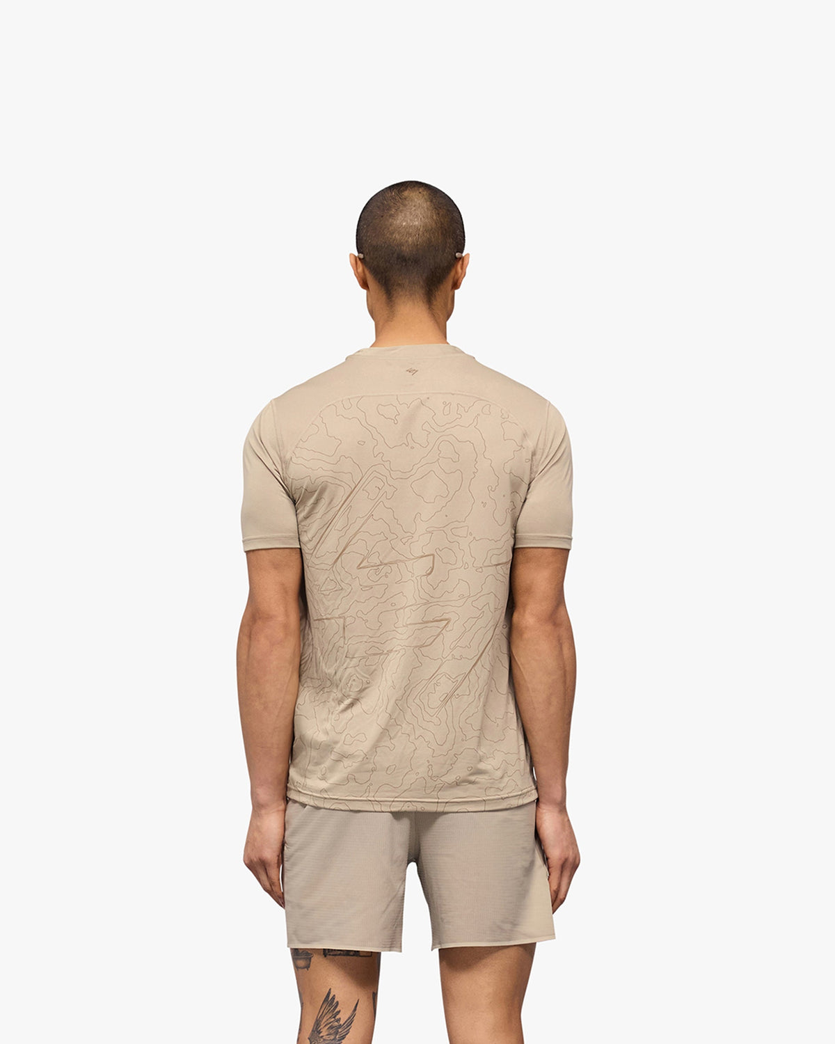 247 Contour Run T-Shirt - Pebble