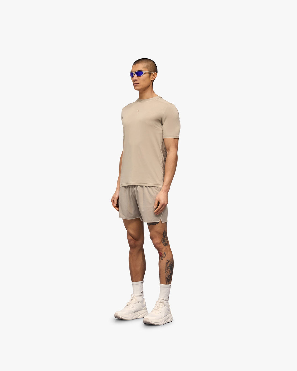 247 Contour Run T-Shirt - Pebble
