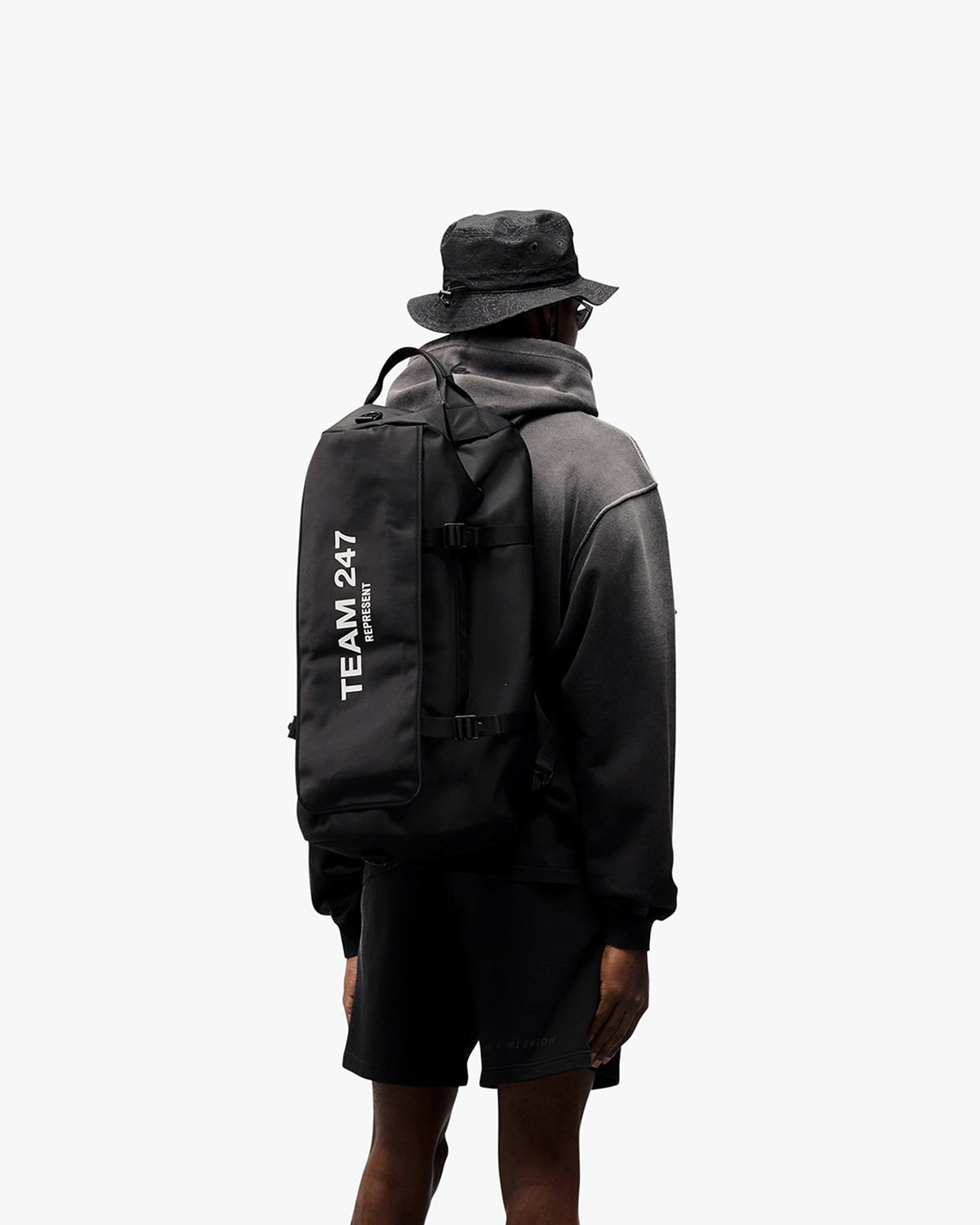 247 Motion Oversized Hoodie  - Black