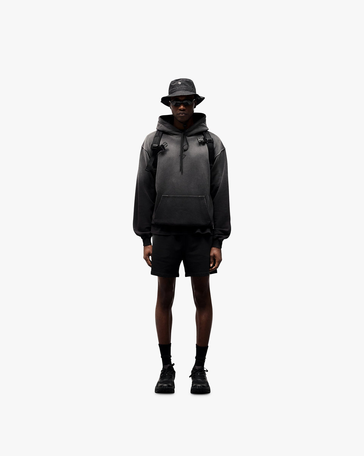247 Motion Oversized Hoodie  - Black