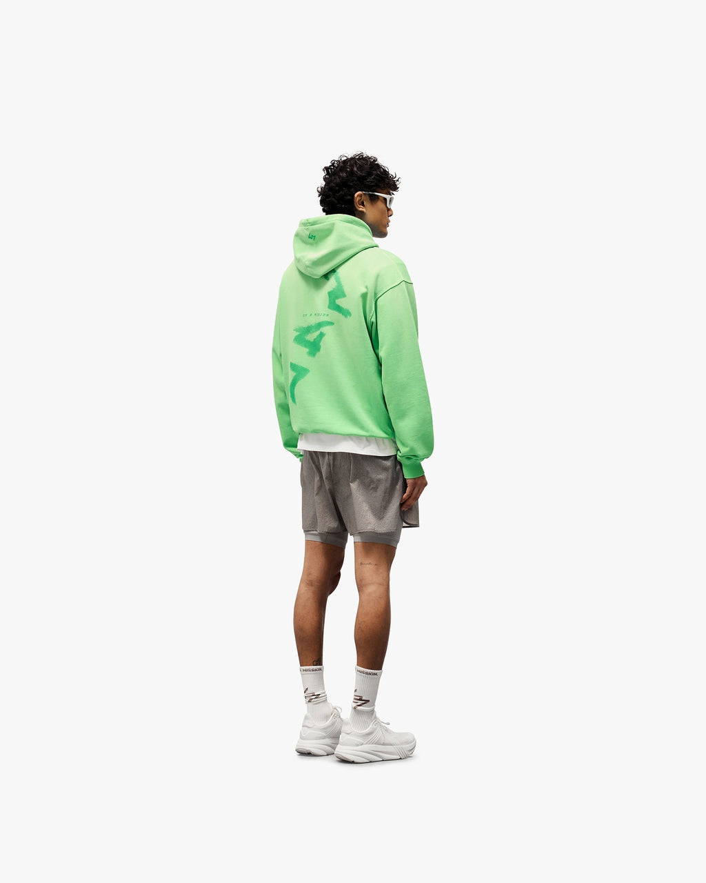 247 Motion Oversized Hoodie  - Speed Green