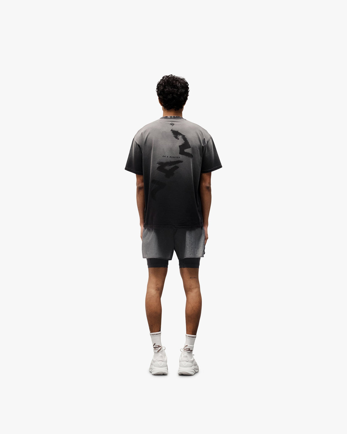247 Motion Oversized T-Shirt - Aged Black