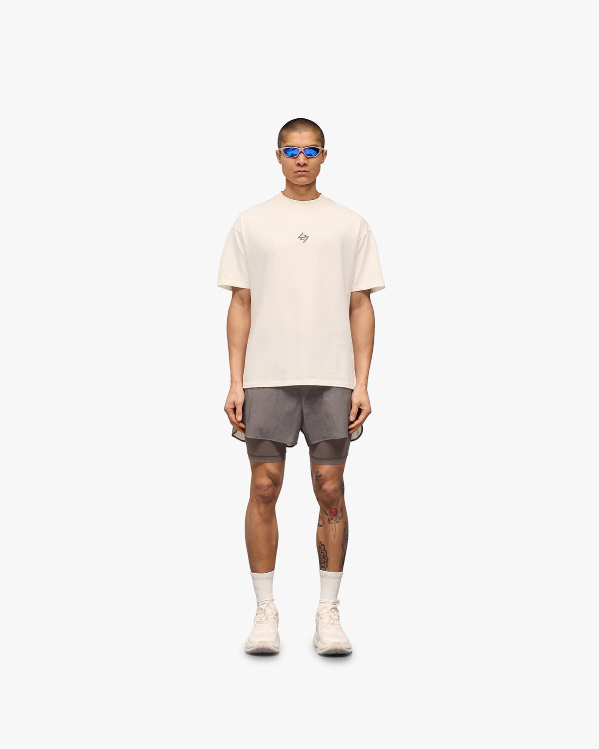 247 Motion Oversized T-Shirt - Flat White