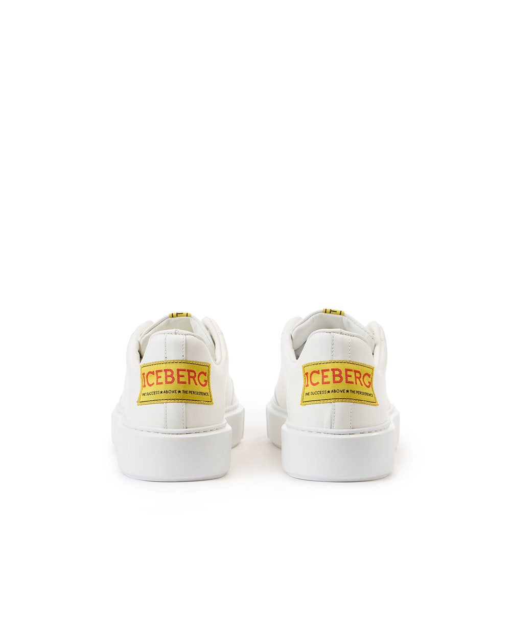 Iceberg Low-Top White Sneakers With XL Sole