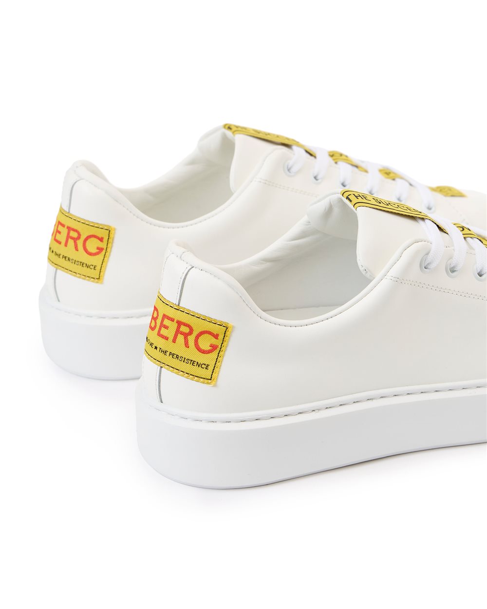 Iceberg Low-Top White Sneakers With XL Sole