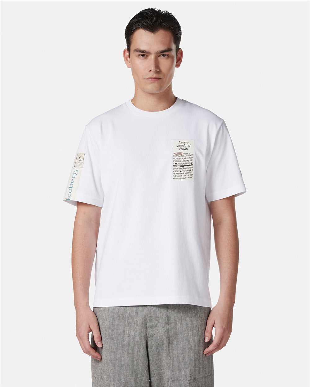 Iceberg Regular Fit Cotton Jersey T-shirt
