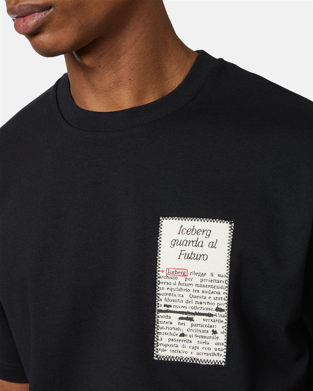 Iceberg Regular Fit Cotton Jersey T-shirt