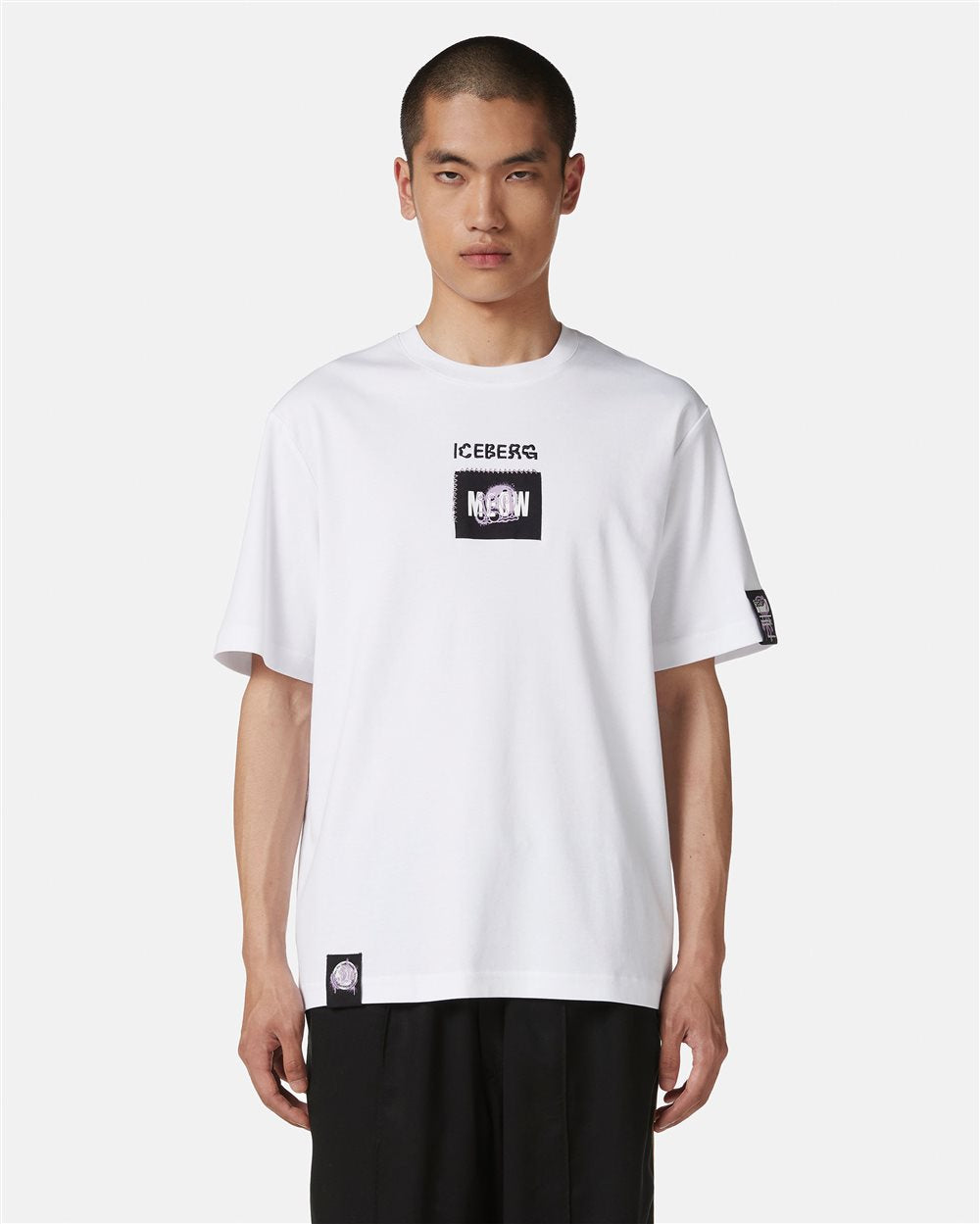 Iceberg  Regular Fit T-shirt In GOTS Certified Sustainable Interlock Fabric
