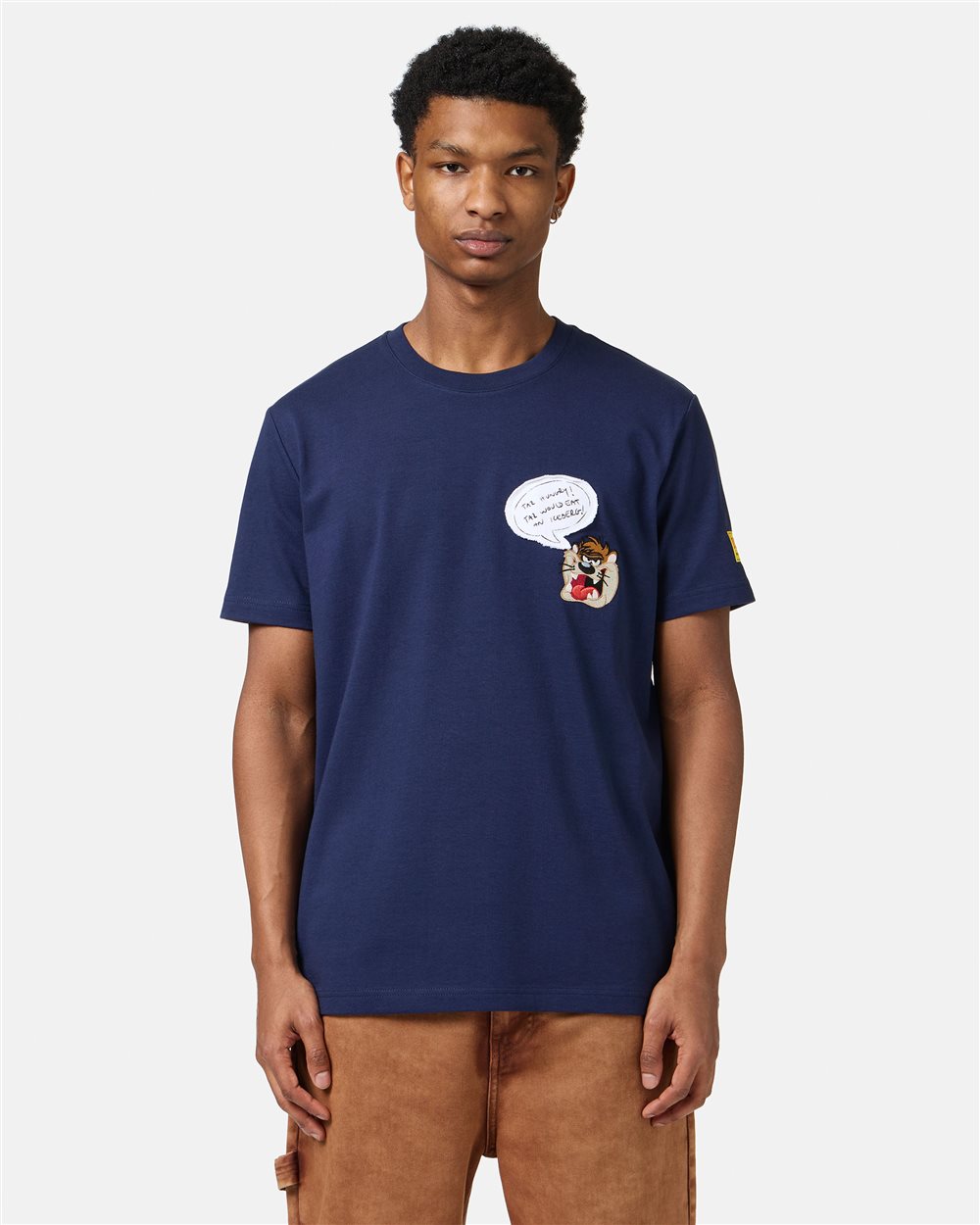 Iceberg Blue Classic Regular Fit Cotton Jersey T-shirt