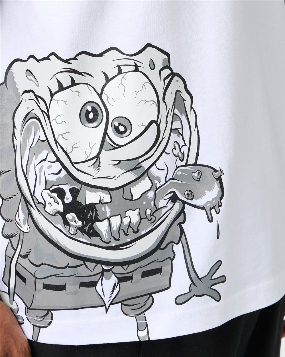 Iceberg Regular Fit T-shirt With SpongeBob Print In Jersey