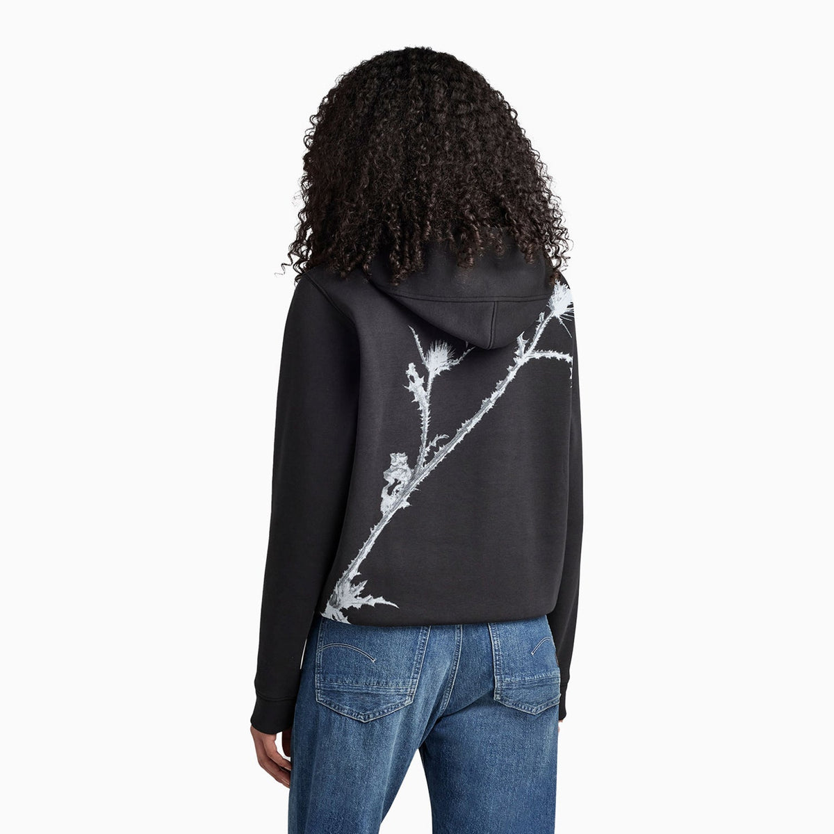Women's Thistle Back Graphic Pull Over Hoodie