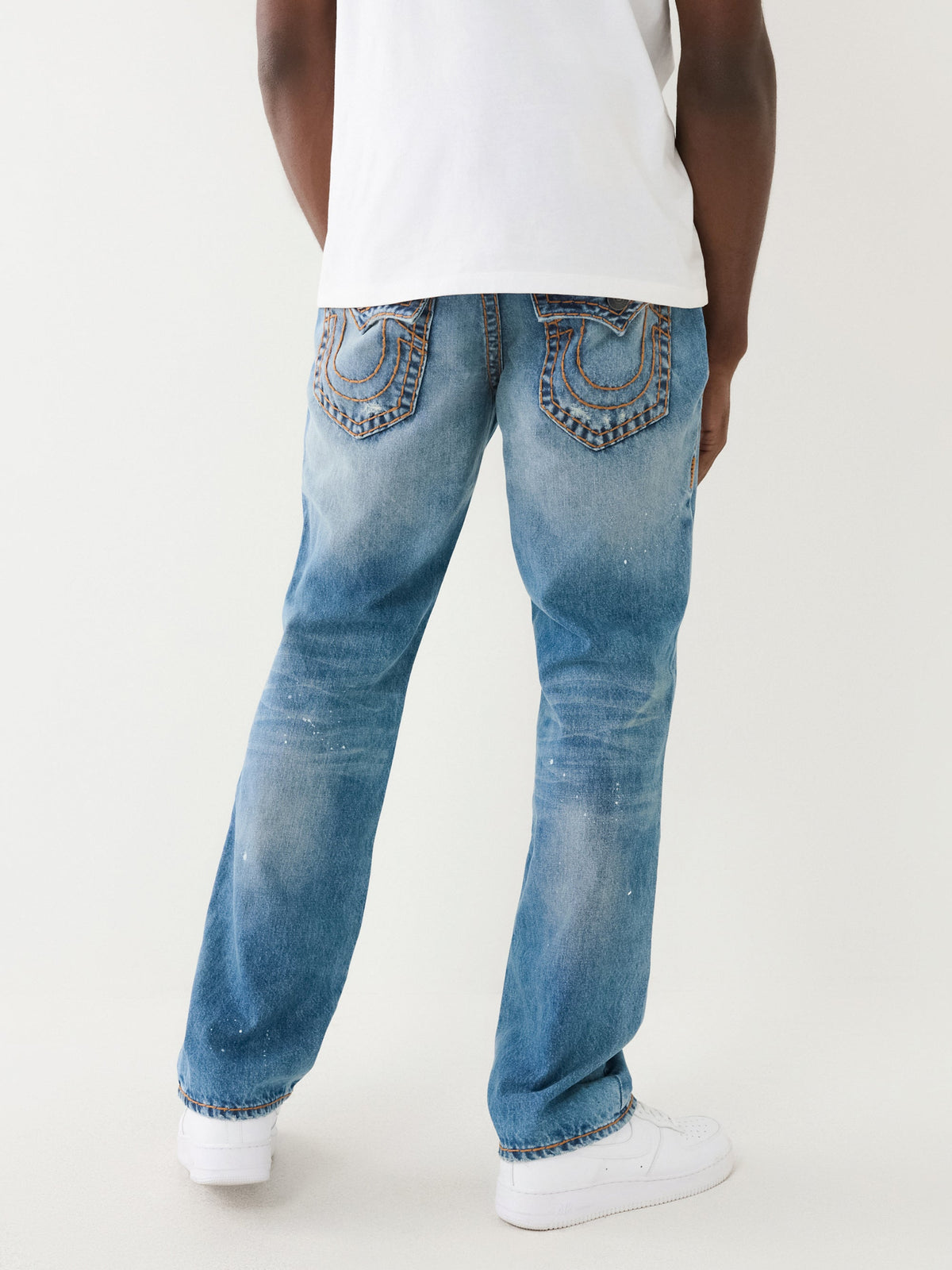 True Religion Ricky Fresh Water Rips Medium Wash