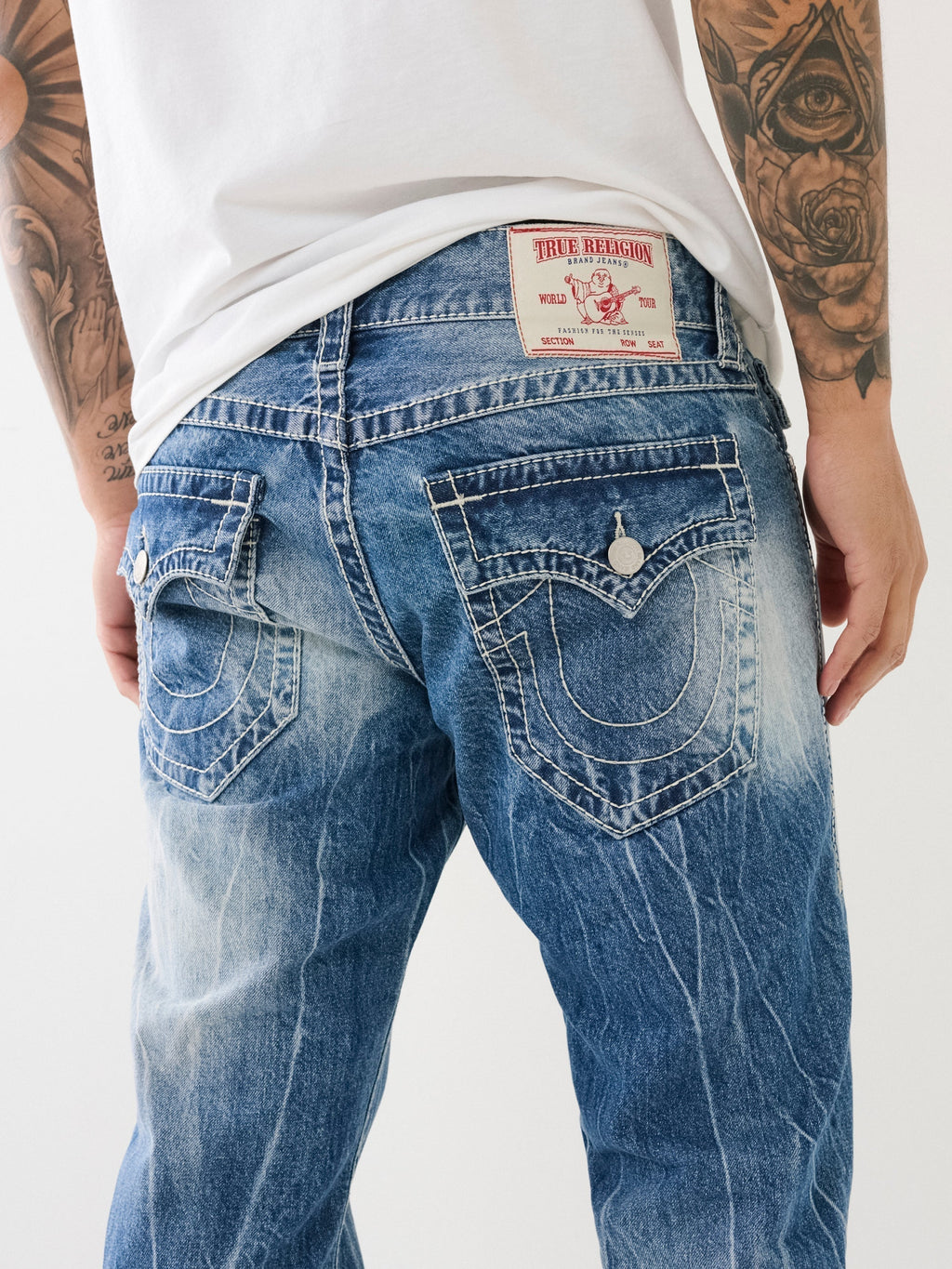 True Religion Ricky Blue Submarine Medium Wash