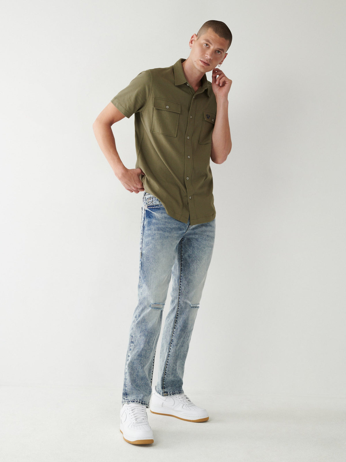 Ricky Super T Stitch Straight Jean