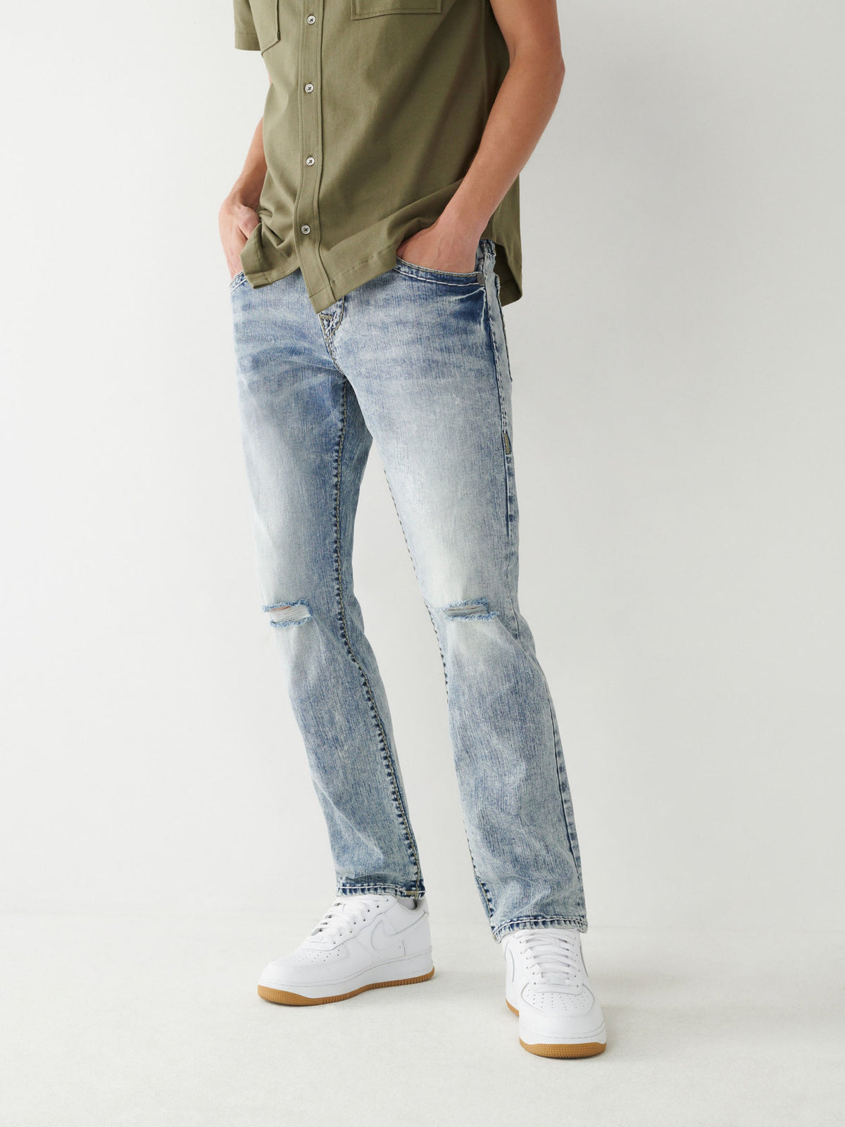 Ricky Super T Stitch Straight Jean