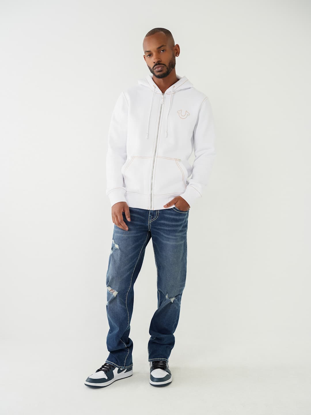 Ricky Big T Stitch Straight Jean