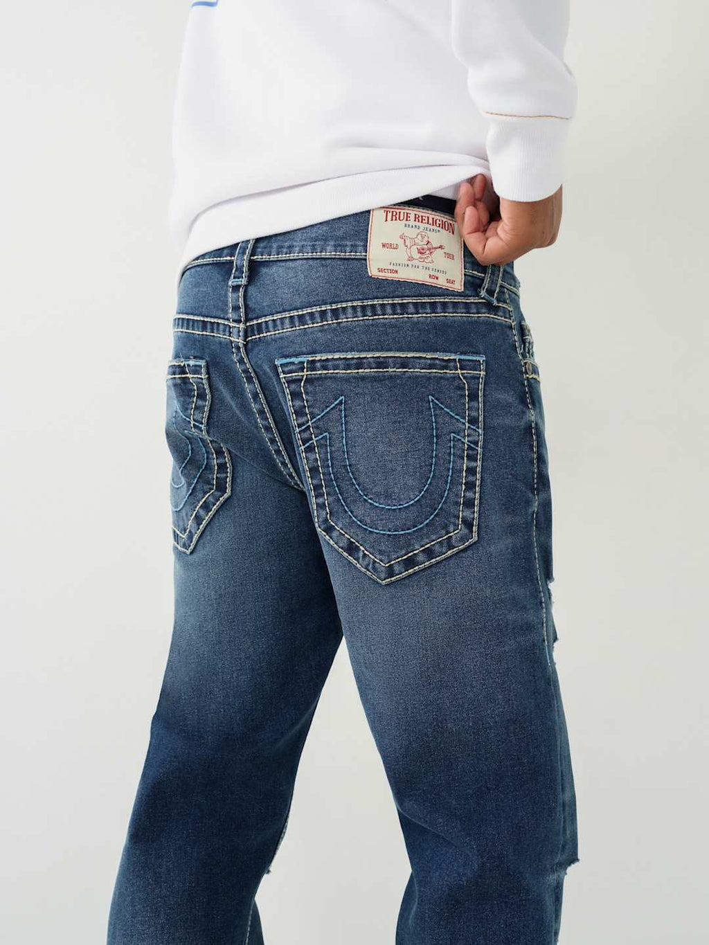 Ricky Big T Stitch Straight Jean