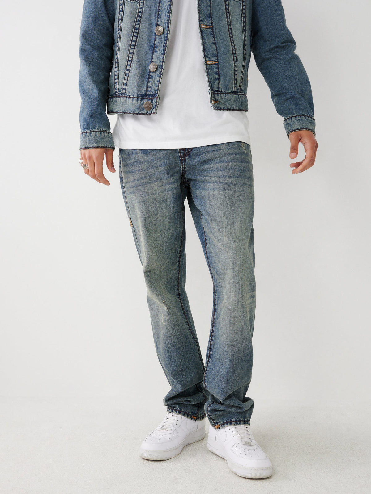 Ricky Super T Stitch Straight Jean