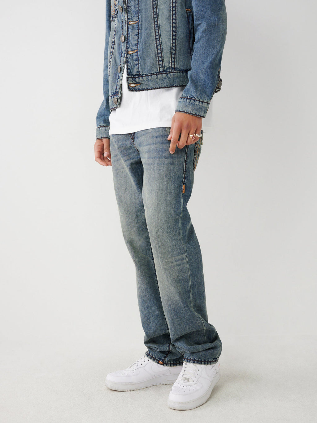 Ricky Super T Stitch Straight Jean