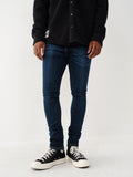 True Religion Jack Jeans Inseam Rivets Breezer Dark Wash