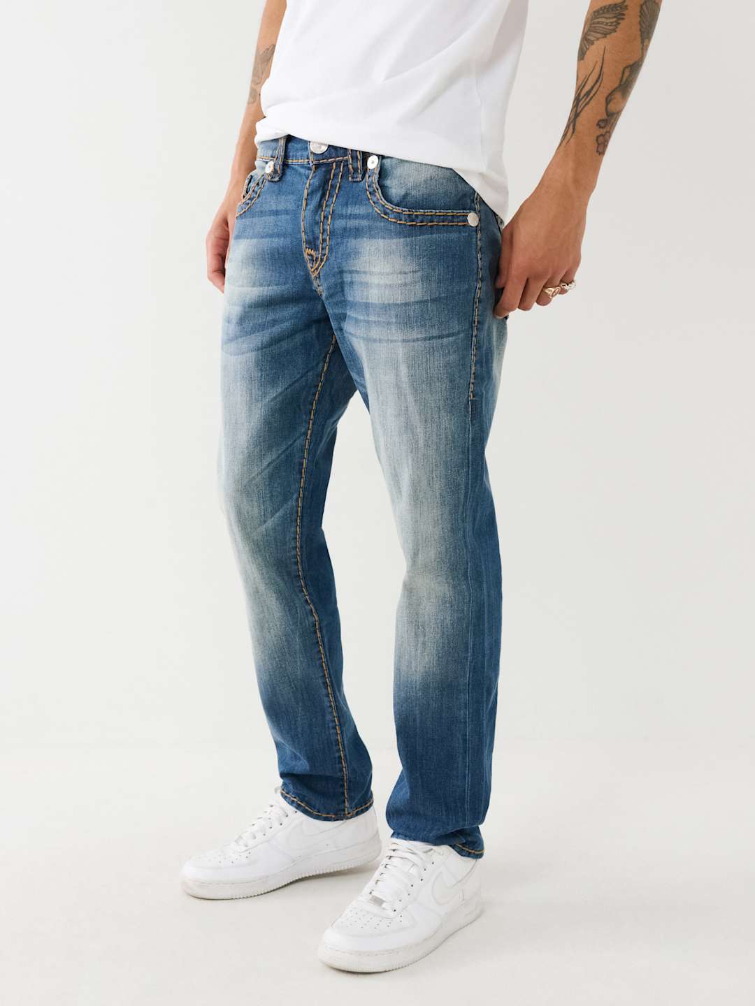 True Religion Geno Jeans Caspien Sea Medium Wash