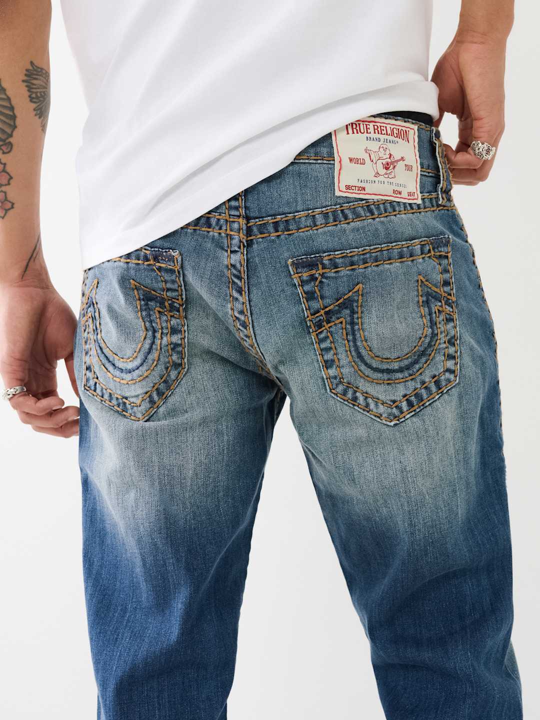 True Religion Geno Jeans Caspien Sea Medium Wash